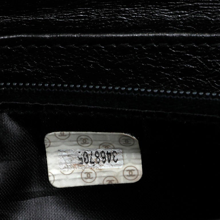 Chanel Vintage Black Lambskin Camera bag For Sale at 1stDibs