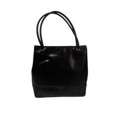 Chanel Vintage Black Lambskin Timeless CC Tote