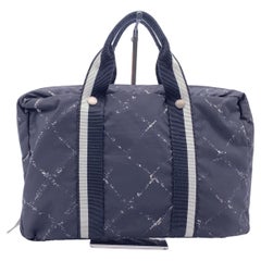 Chanel Vintage - Matelasse Laptop Bag - Blue Navy - Canvar Handbag - Luxury  High Quality - Avvenice