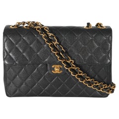 Chanel Jumbo Black - 197 For Sale on 1stDibs  chanel jumbo bag, black  jumbo chanel bag, black chanel jumbo