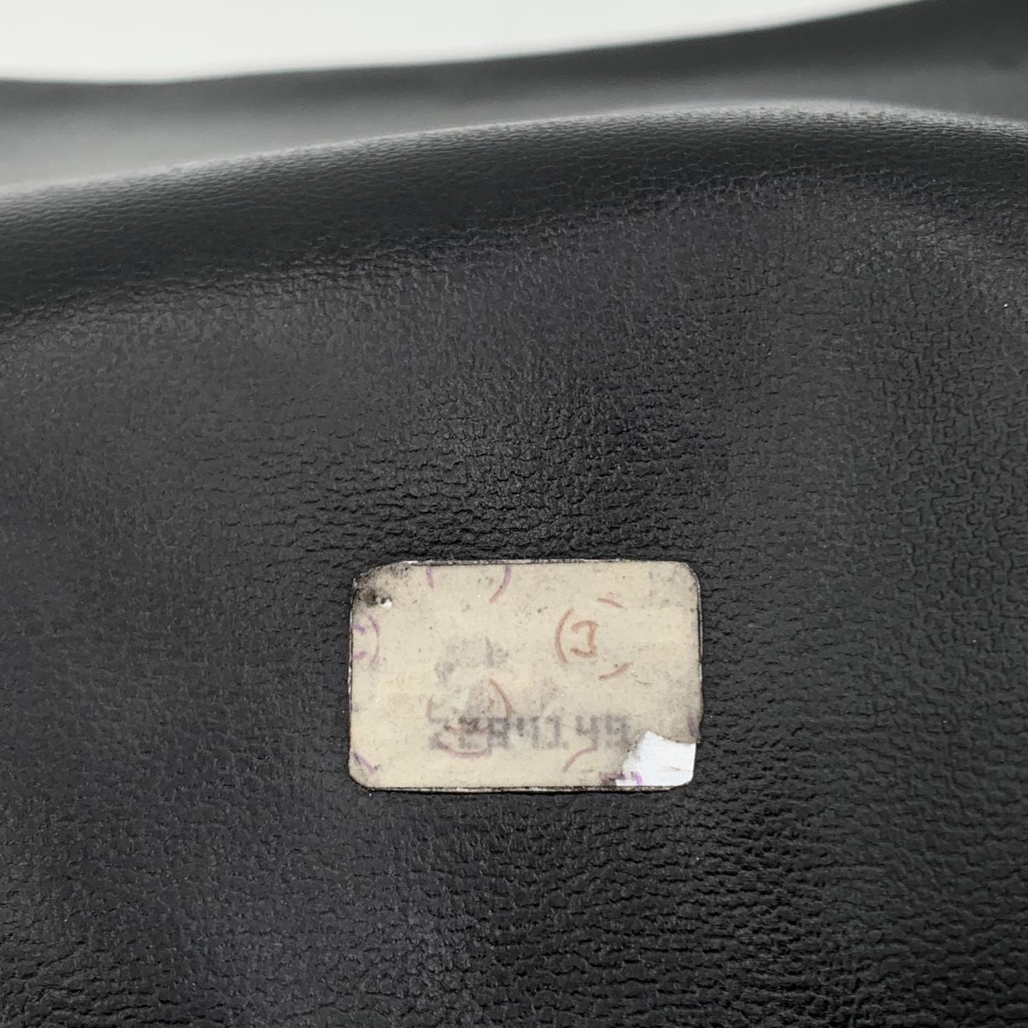 Chanel Vintage Black Quilted Leather Shoulder Bag Tote 4