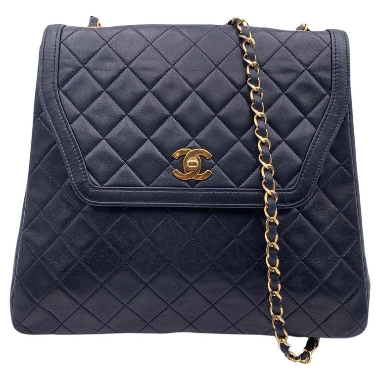 Chanel 2012 Purple Front Pocket Shoulder Bag