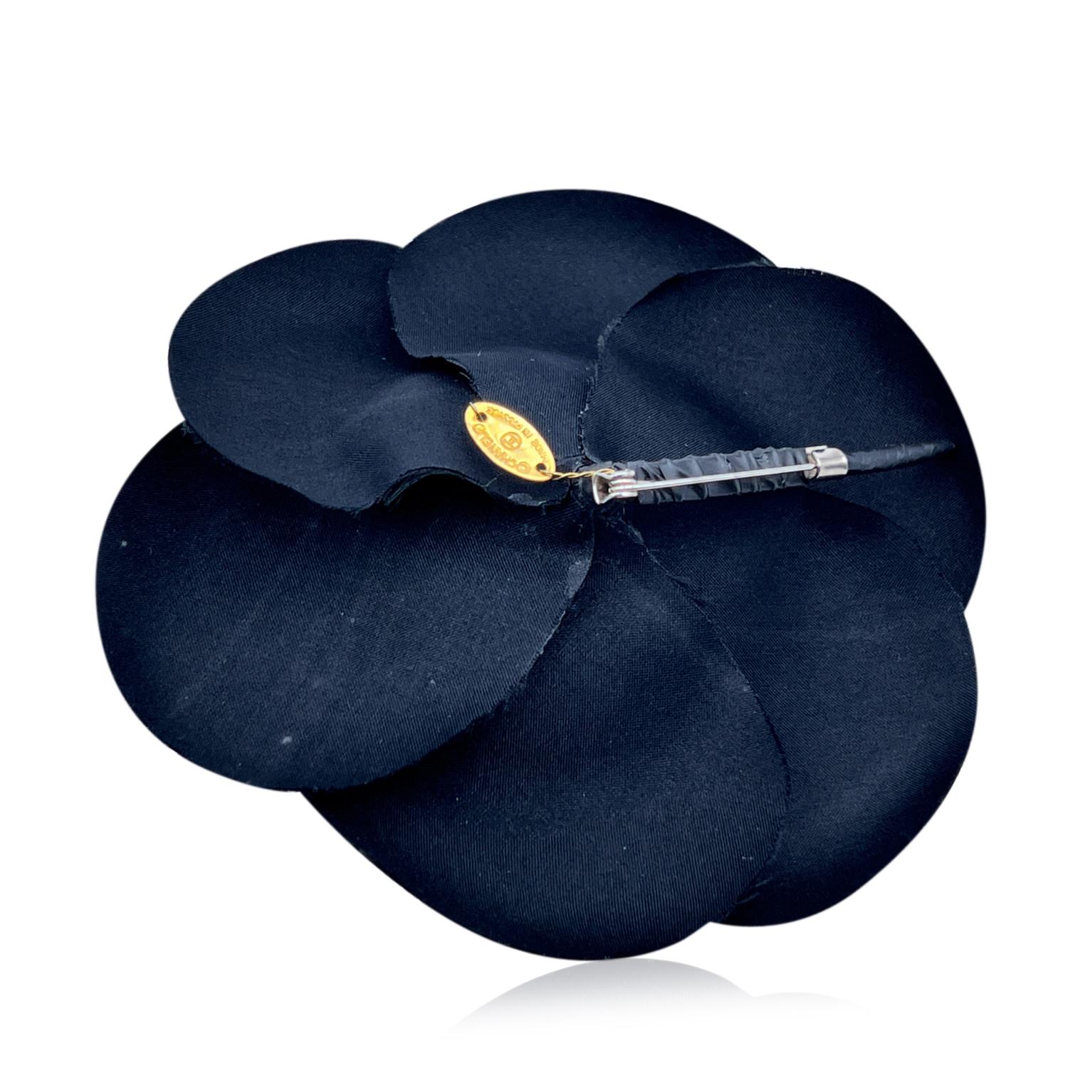 chanel flower pin brooch