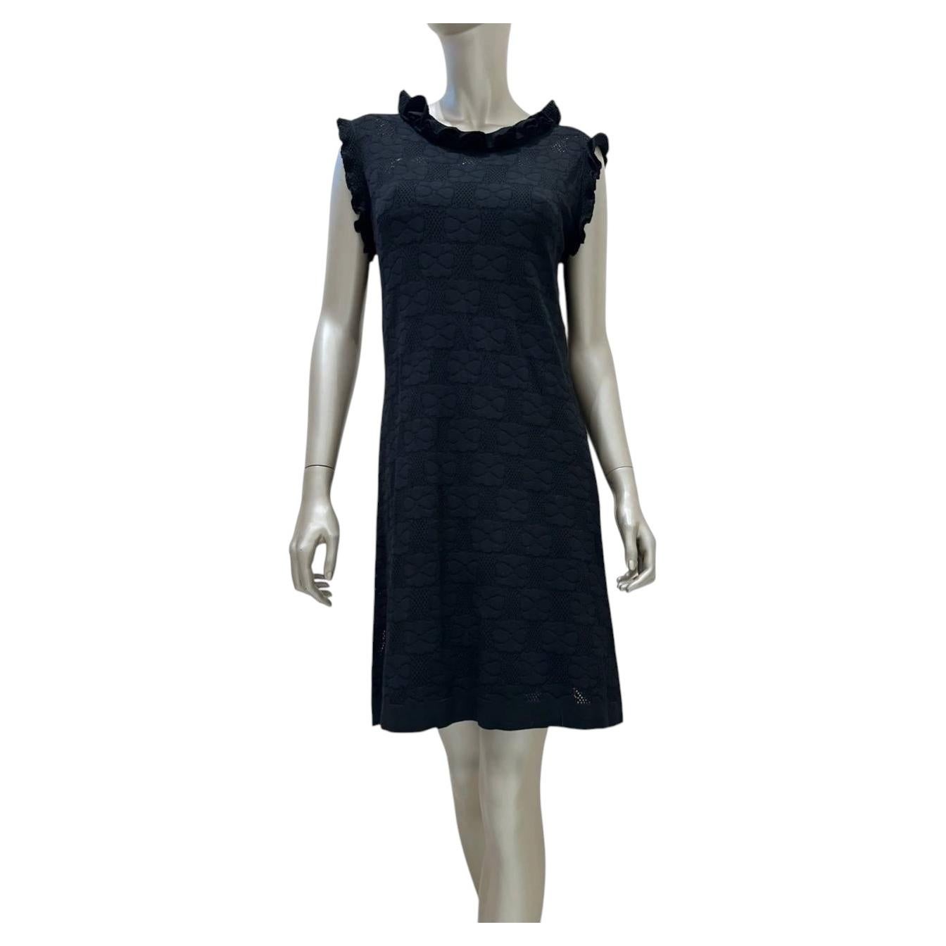 Chanel Vintage Vestido negro sin mangas Sz 40