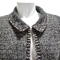 Chanel Vintage Black Tweed Blazer