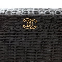Chanel Vintage Black Picnic Basket Bag