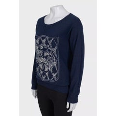 Chanel Vintage Blue Cashmere Jumper - Size M, EU38