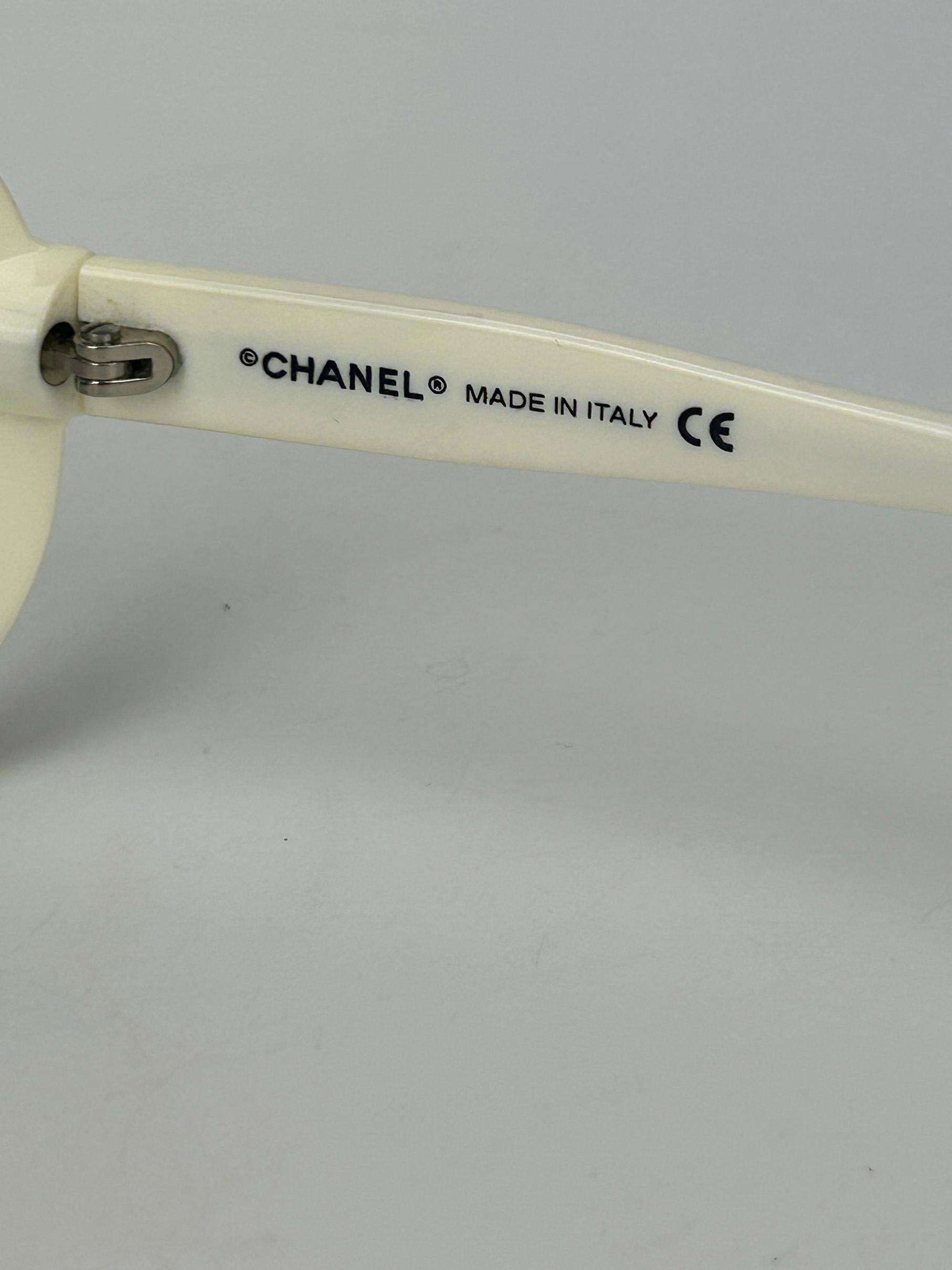Chanel Vintage Blau Grau Gradient Lens Aviator-Sonnenbrille c2000er Jahre 3