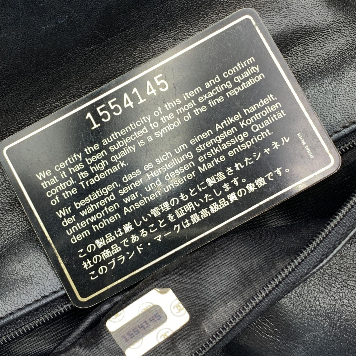 Chanel Vintage Blue Quilted Leather Logo Tassel Shoulder Bag 7