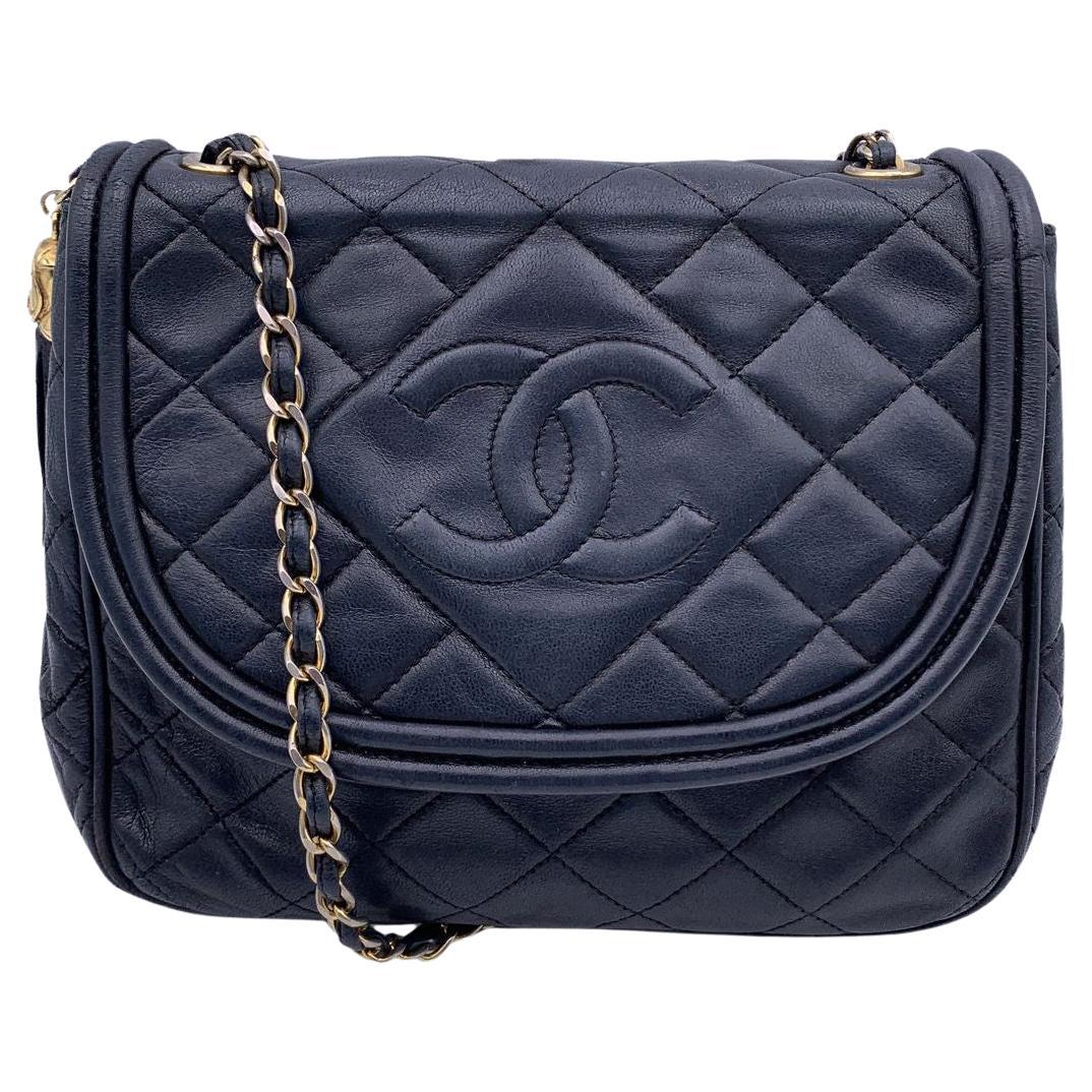Navy blue clearance quilted handbag