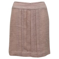 Chanel Vintage Blush Pink 1999 Wool Skirt