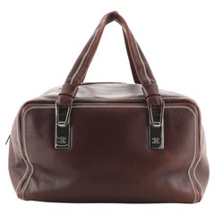 Chanel Vintage Bowler Bag Lambskin Medium