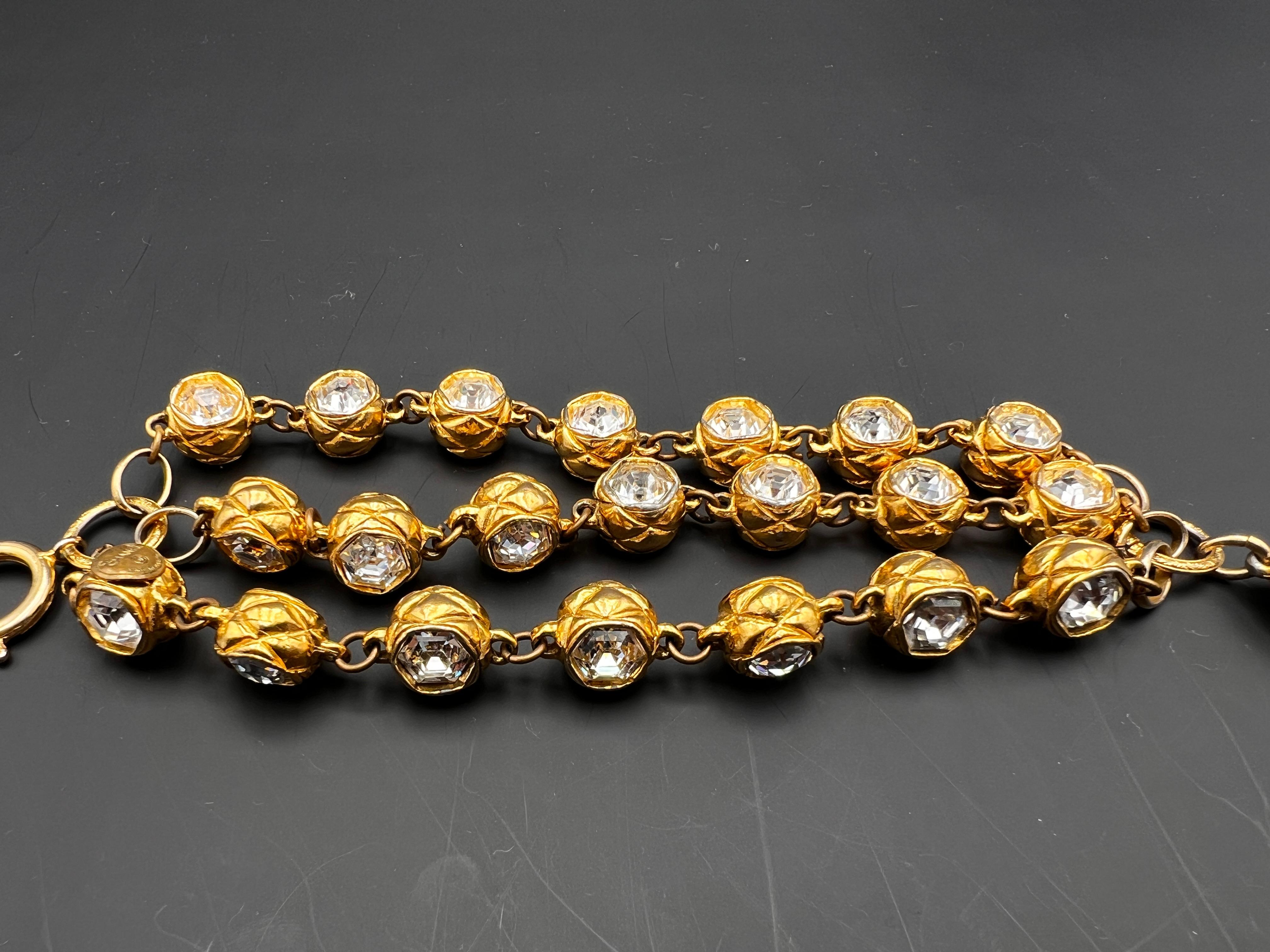 Women's Chanel vintage Bracelet 1980 Paris For Sale