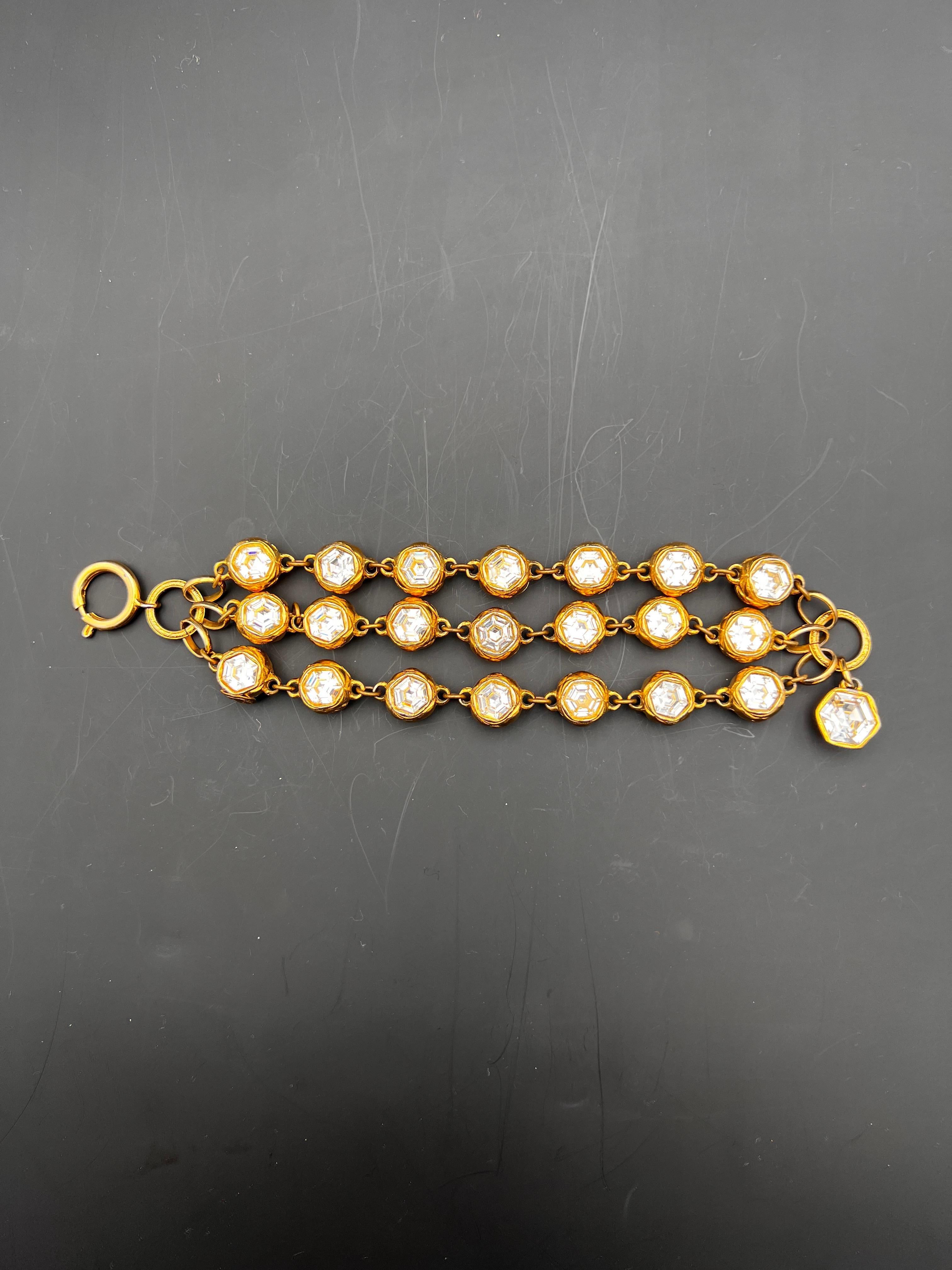 Chanel vintage Bracelet 1980 Paris For Sale 3