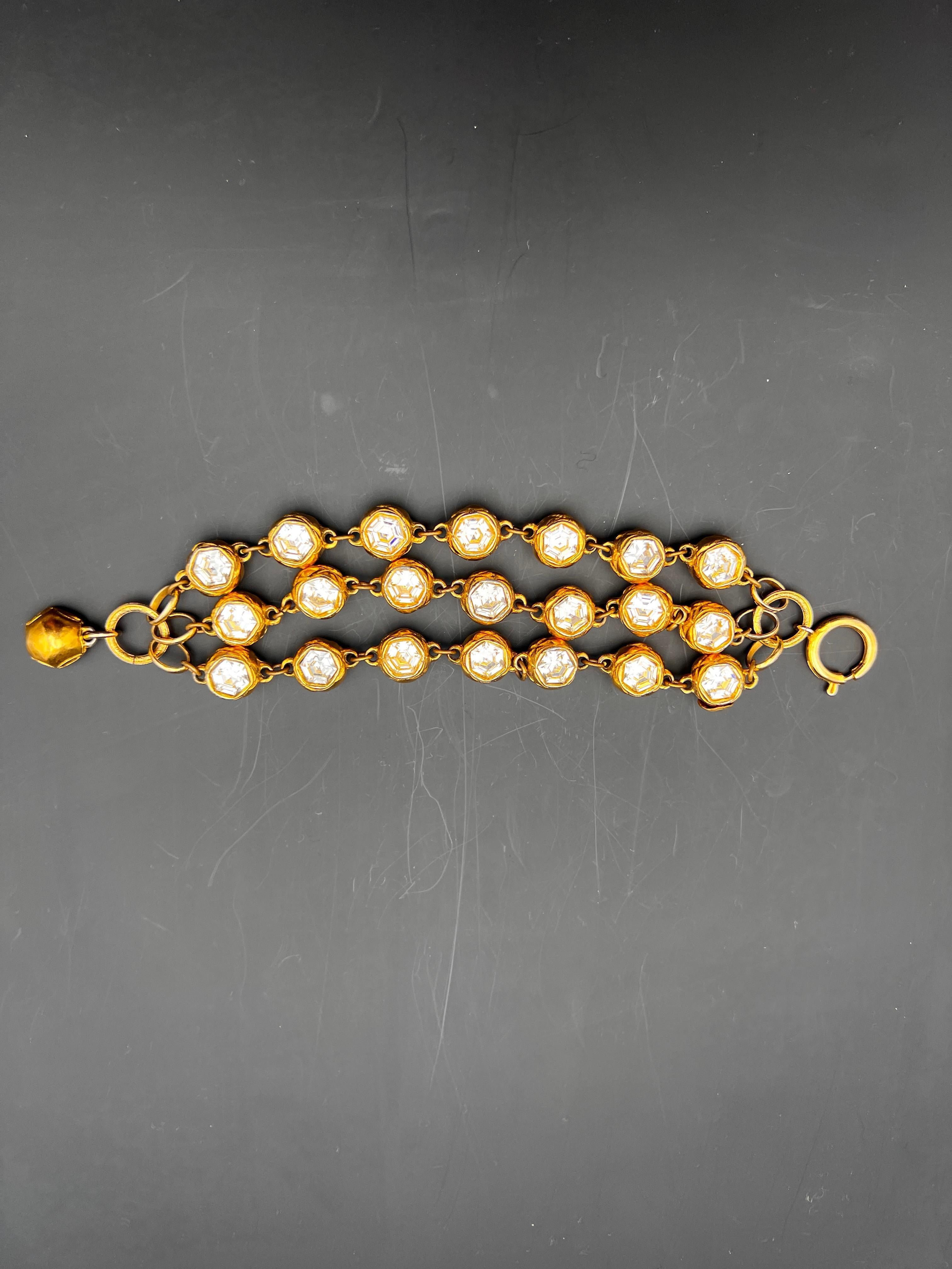 Chanel vintage Bracelet 1980 Paris For Sale 4