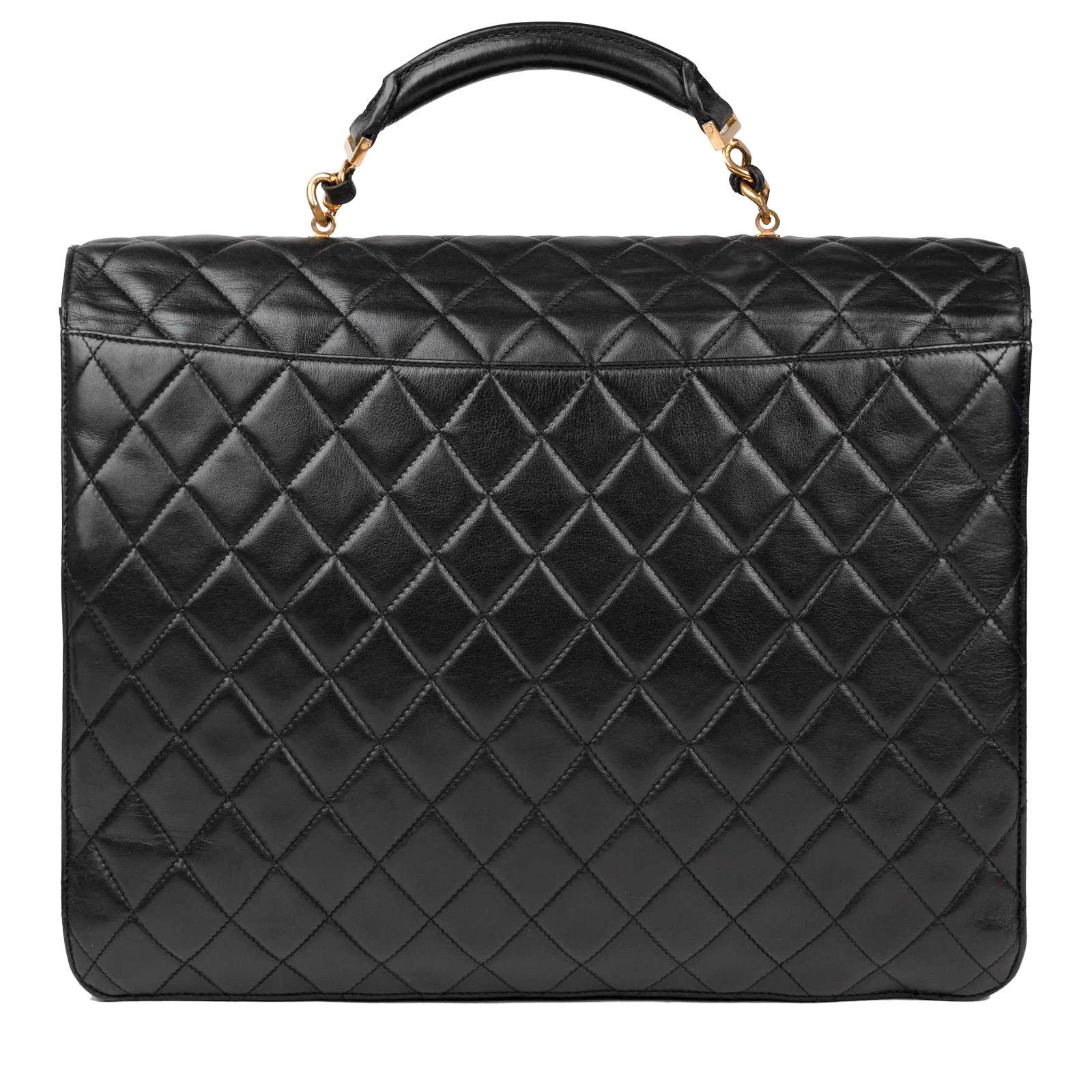 Chanel vintage Aktentasche im Zustand „Relativ gut“ im Angebot in Paris, FR
