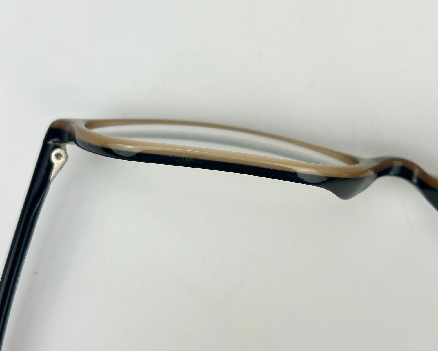 Chanel Vintage Brown und Tan Lesebrille im Angebot 6