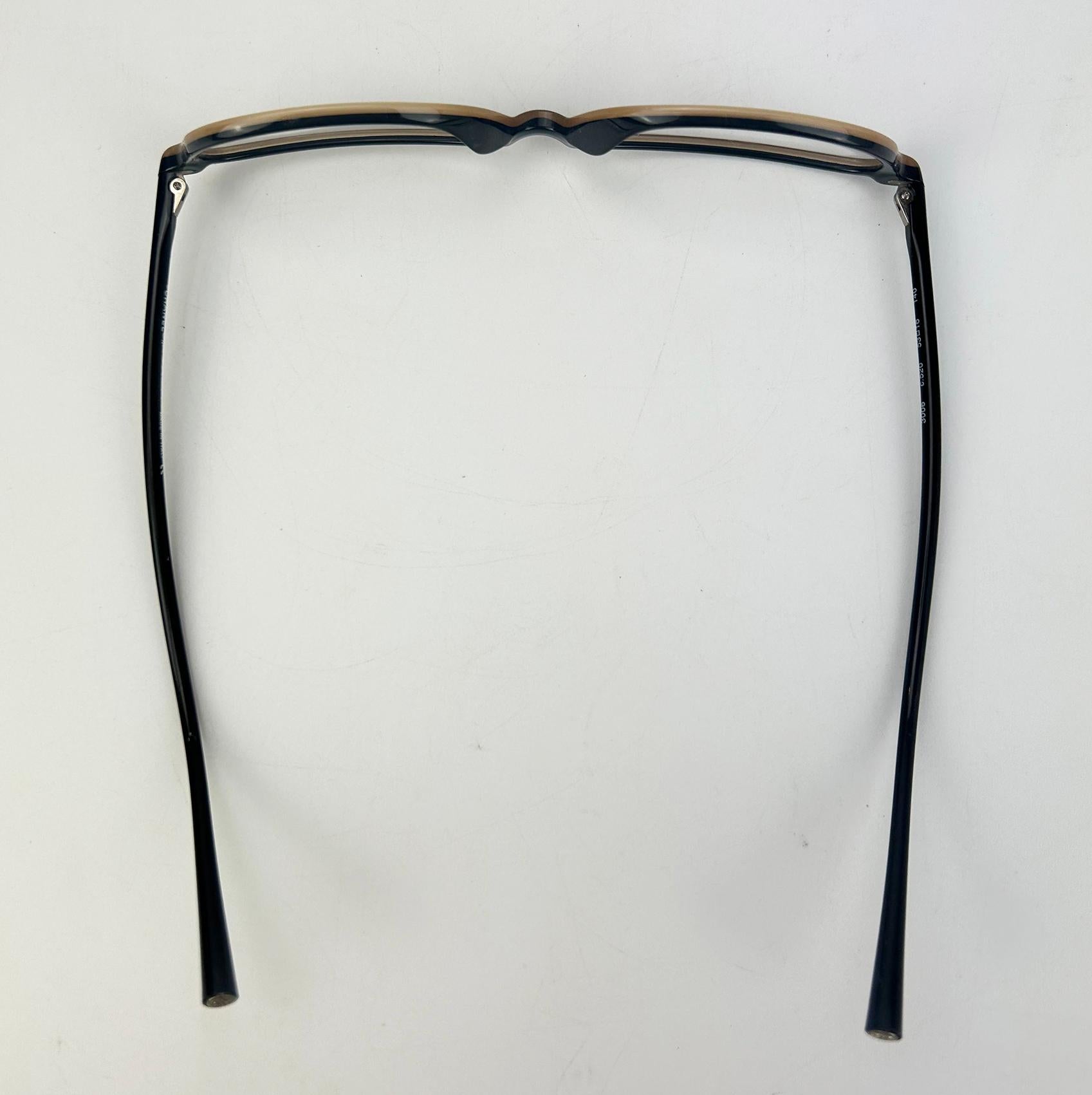 Chanel Vintage Brown und Tan Lesebrille im Angebot 7