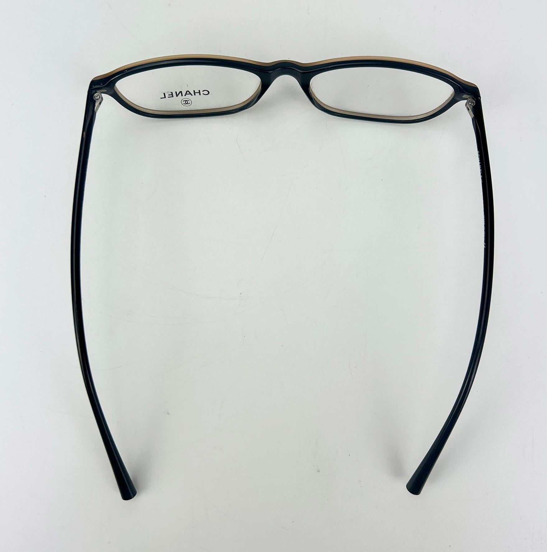 Chanel Vintage Brown und Tan Lesebrille im Angebot 8