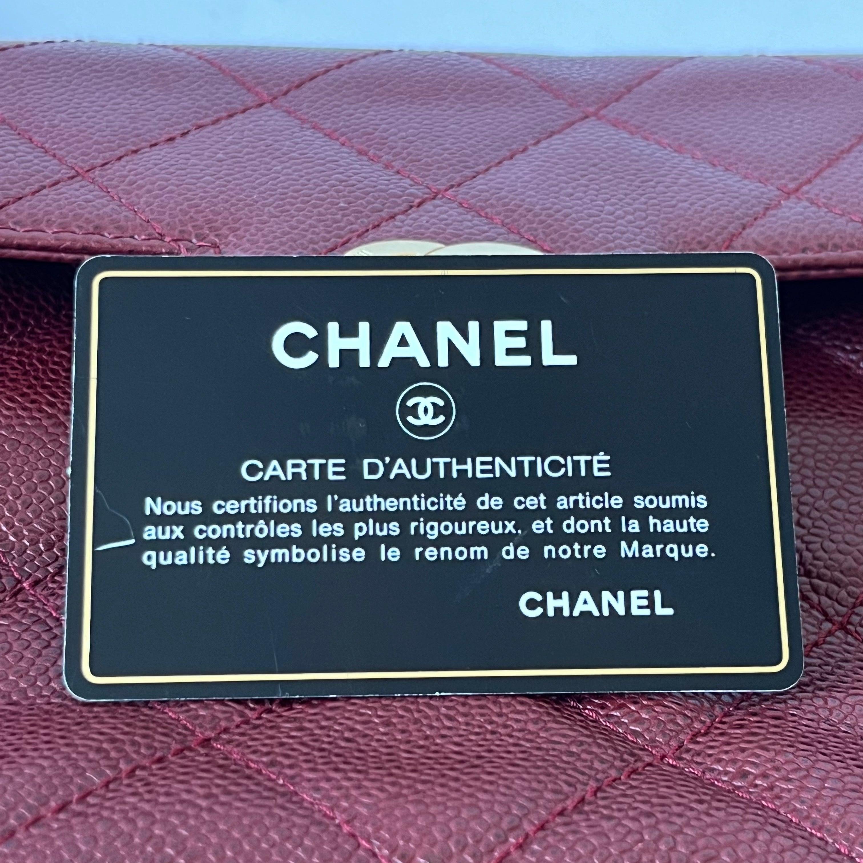 Chanel Vintage Burgundy Caviar Leather Shoulder Bag 24k Gold HW For Sale 11