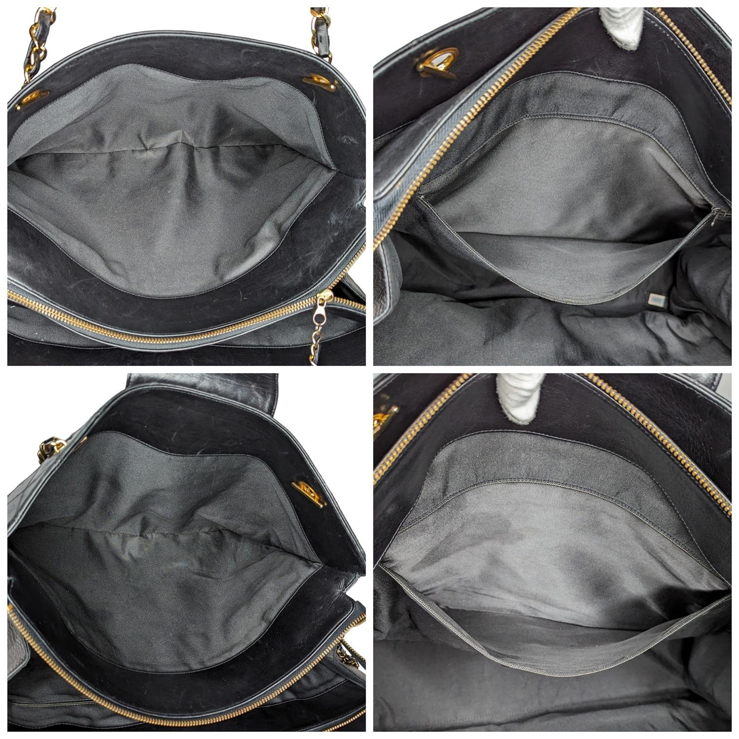 Chanel Vintage Calfskin Stitched XL Supermodel Tote 3