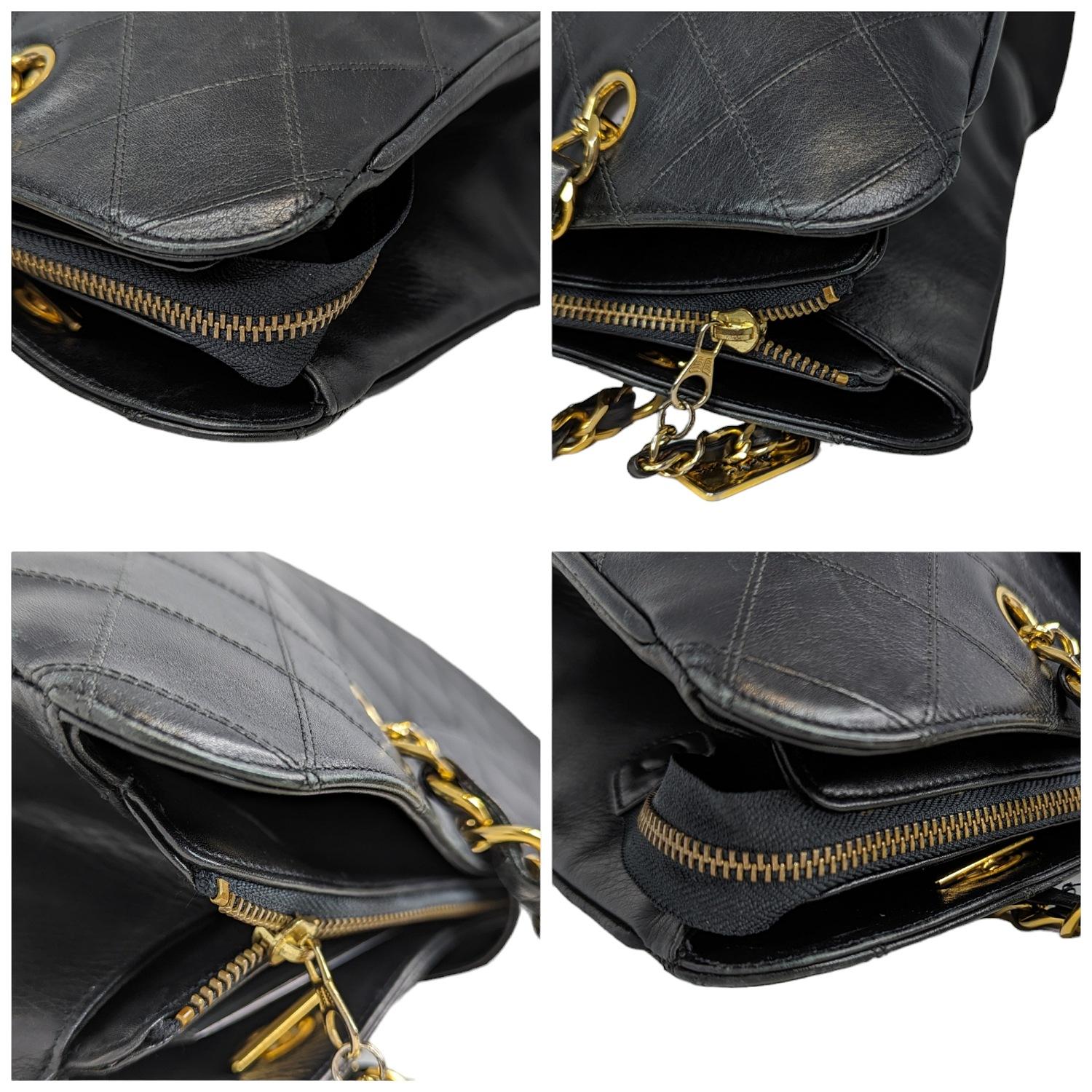 Chanel Vintage Calfskin Stitched XL Supermodel Tote 5