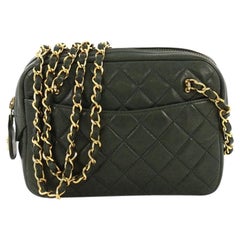 Chanel Vintage Camera Bag Quilted Leather Medium 