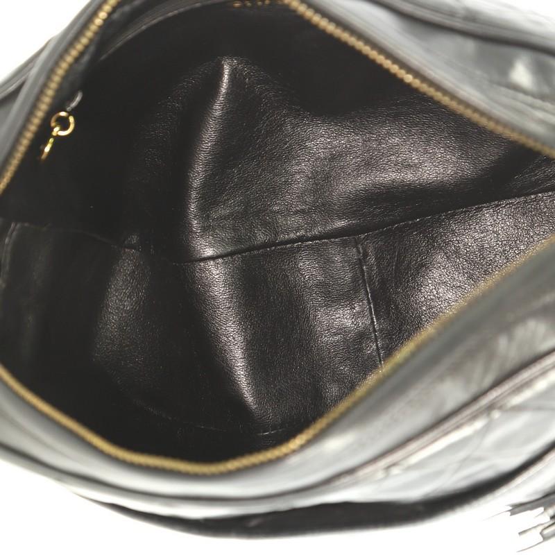 Women's Chanel Vintage Camera Tassel Bag Quilted Leather Large