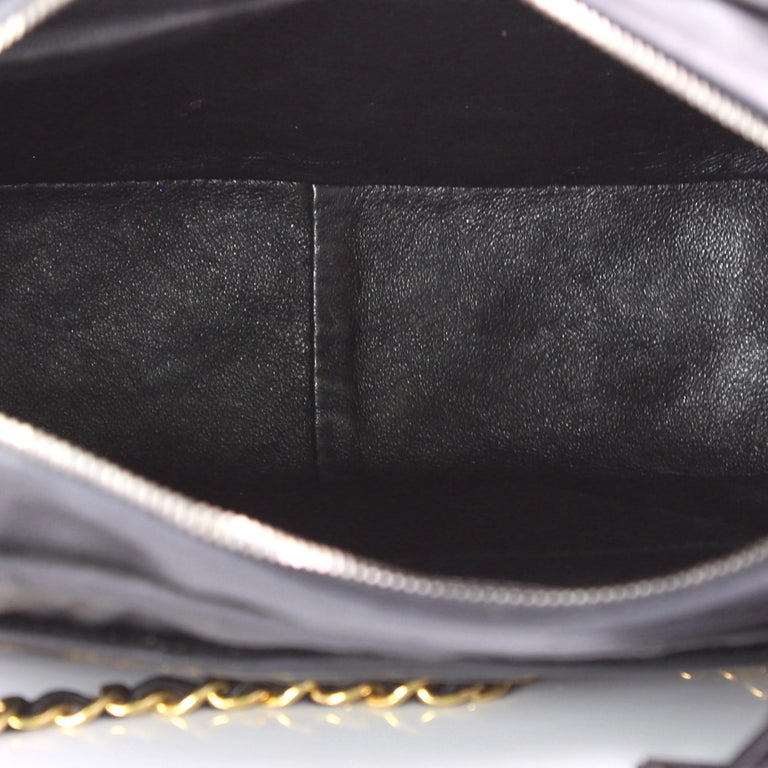 Chanel Vintage Camera Tassel Bag Quilted Leather Large at 1stDibs
