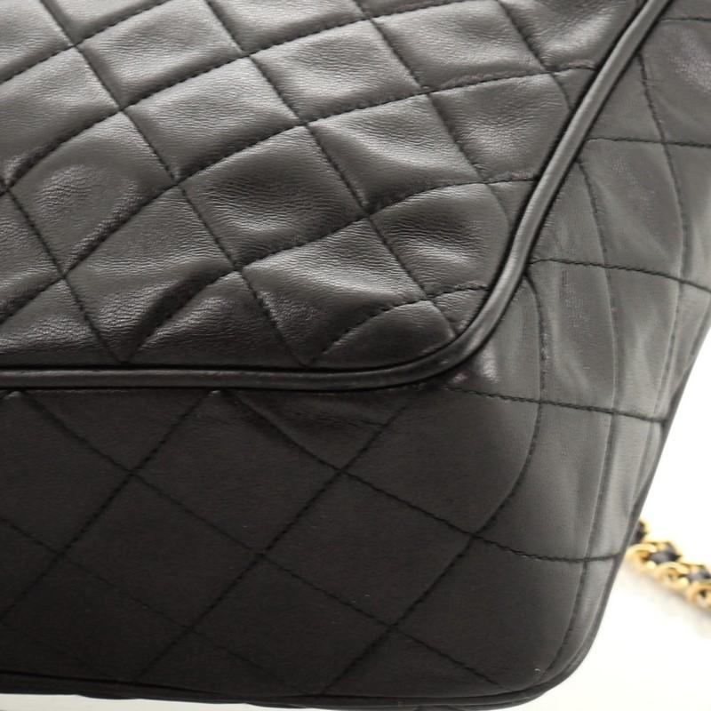 Chanel Vintage Camera Tassel Bag Quilted Leather Large 2
