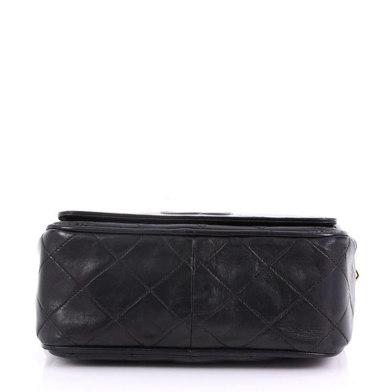 Chanel Vintage Camera Tassel Bag Quilted Leather Mini In Good Condition In NY, NY