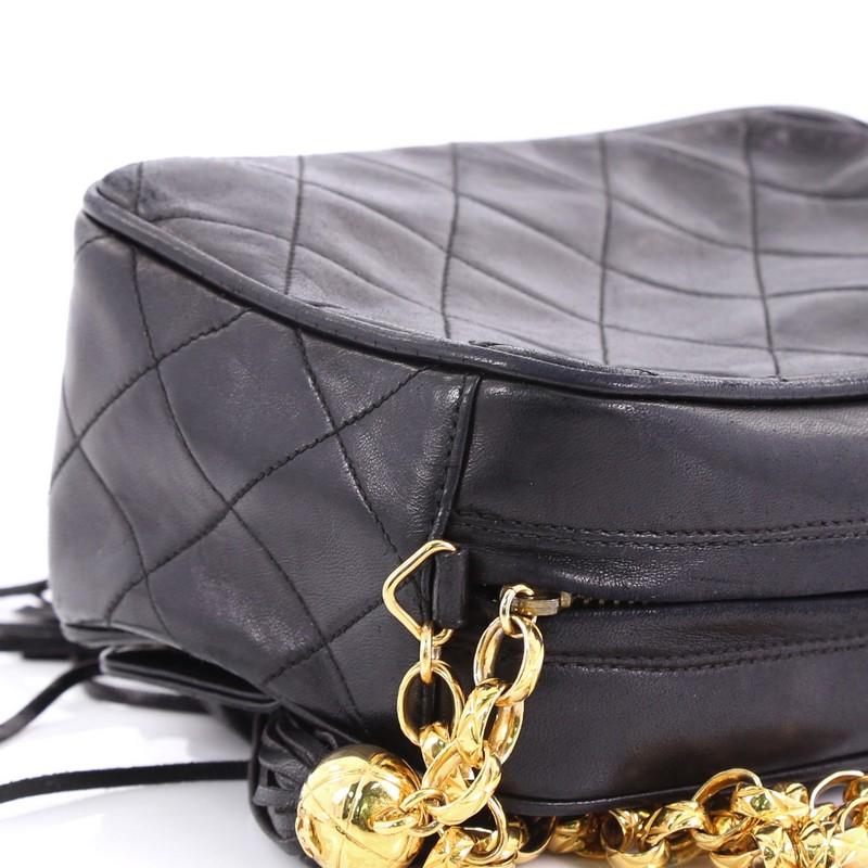 Chanel Vintage Camera Tassel Bag Quilted Leather Mini 2