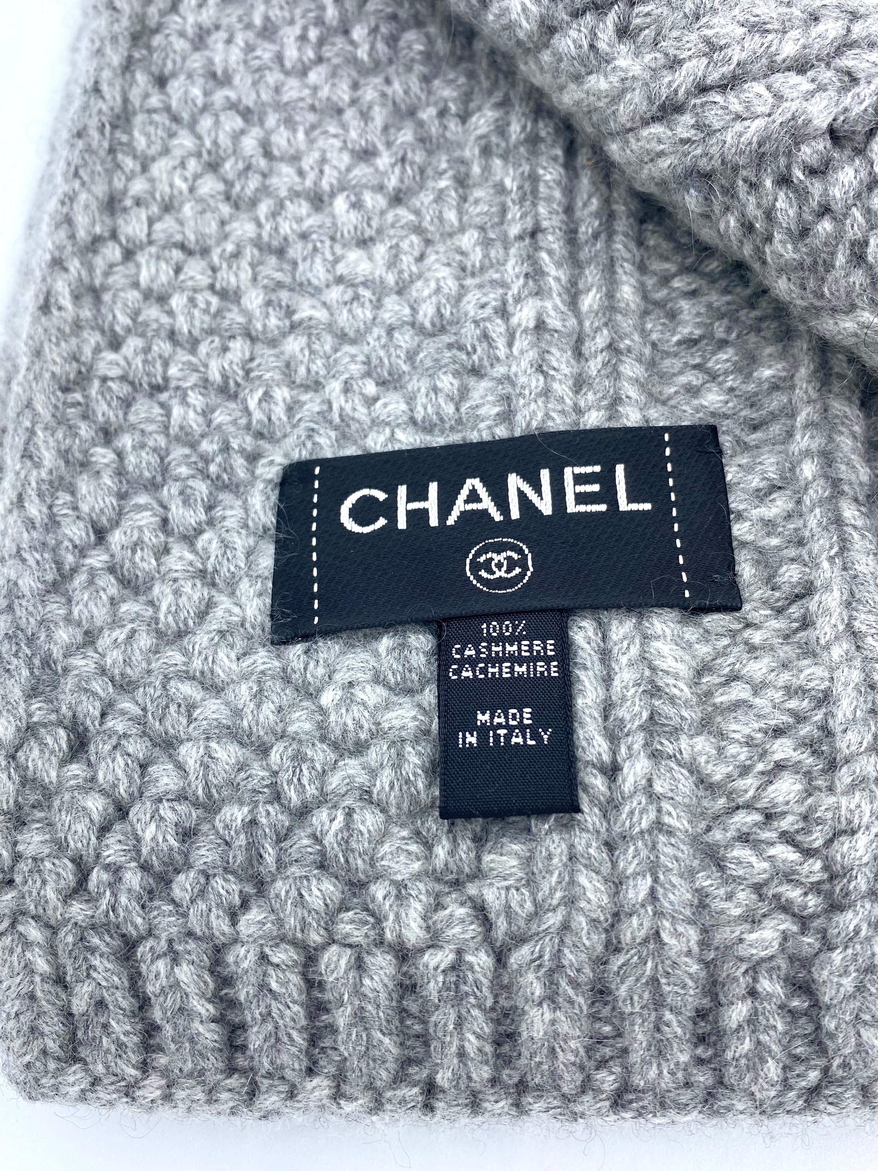 Chanel vintage cashmere scarf 1