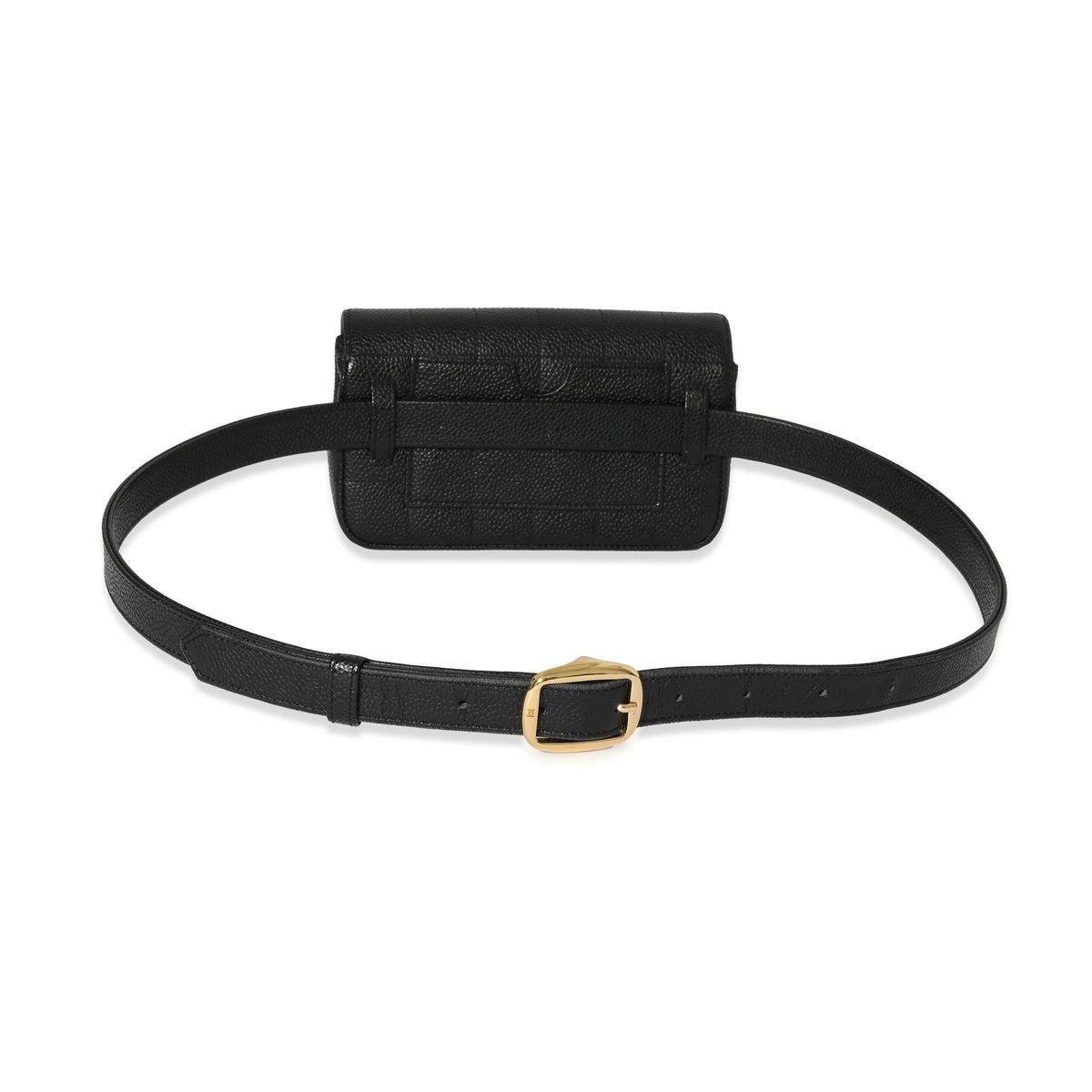 Chanel Vintage Caviar Mini Classic Flap Fanny Pack Waist Belt Bag  2