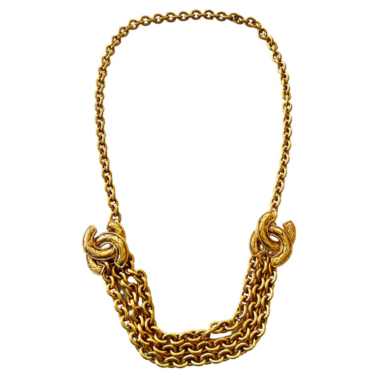 Vintage Chanel Necklace Rue Cambon - 11 For Sale on 1stDibs  chanel  vintage necklace, cravache boulahya or, oscar mbo haircut