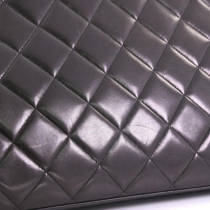Chanel Vintage CC Briefcase Quilted Lambskin Large 5