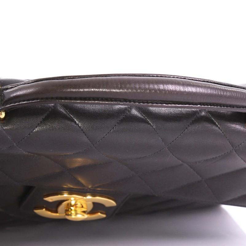 Chanel Vintage CC Briefcase Quilted Lambskin Large 3