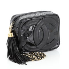 Chanel Vintage CC Camera Bag Patent Mini