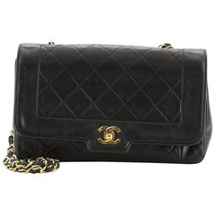 Chanel Vintage CC Chain Flap Bag Quilted Lambskin Medium