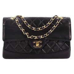 Chanel Vintage CC Chain Flap Bag Quilted Lambskin Medium