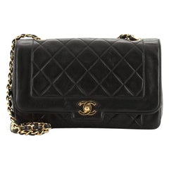 Chanel Vintage CC Chain Flap Bag Quilted Lambskin Medium