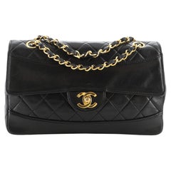 Chanel Vintage CC Chain Flap Bag Quilted Lambskin Medium