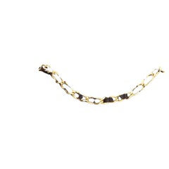 Chanel Vintage CC Kette Klappentasche aus gestepptem Lammfell Medium