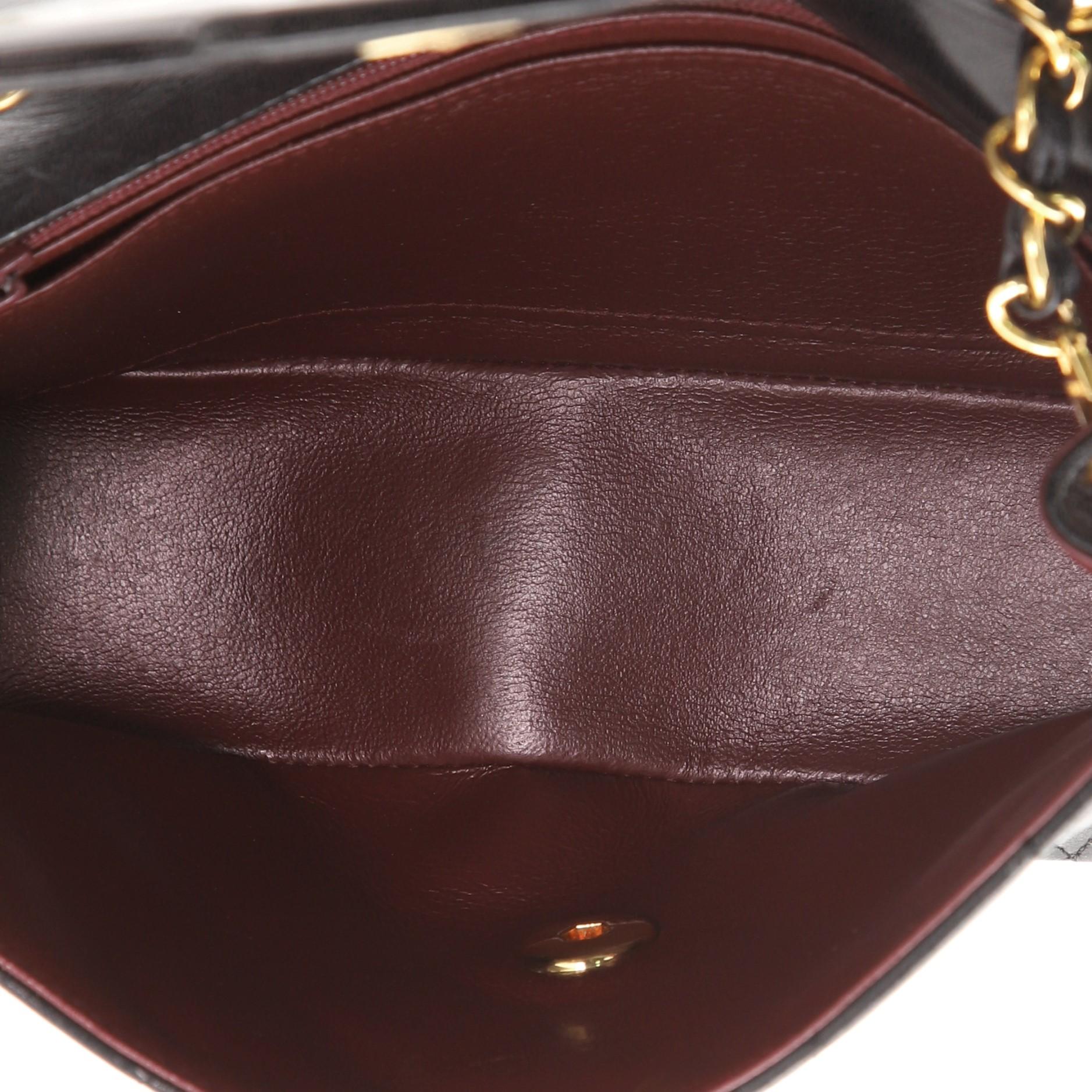 Chanel Vintage CC Chain Flap Bag Quilted Lambskin Small 1
