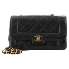 Chanel Vintage CC Chain Flap Bag Quilted Lambskin Small