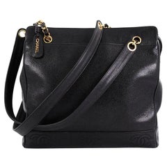 Chanel Vintage CC Chain Tote Caviar Medium