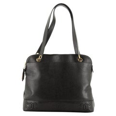 Chanel Vintage CC Chain Tote Caviar Medium