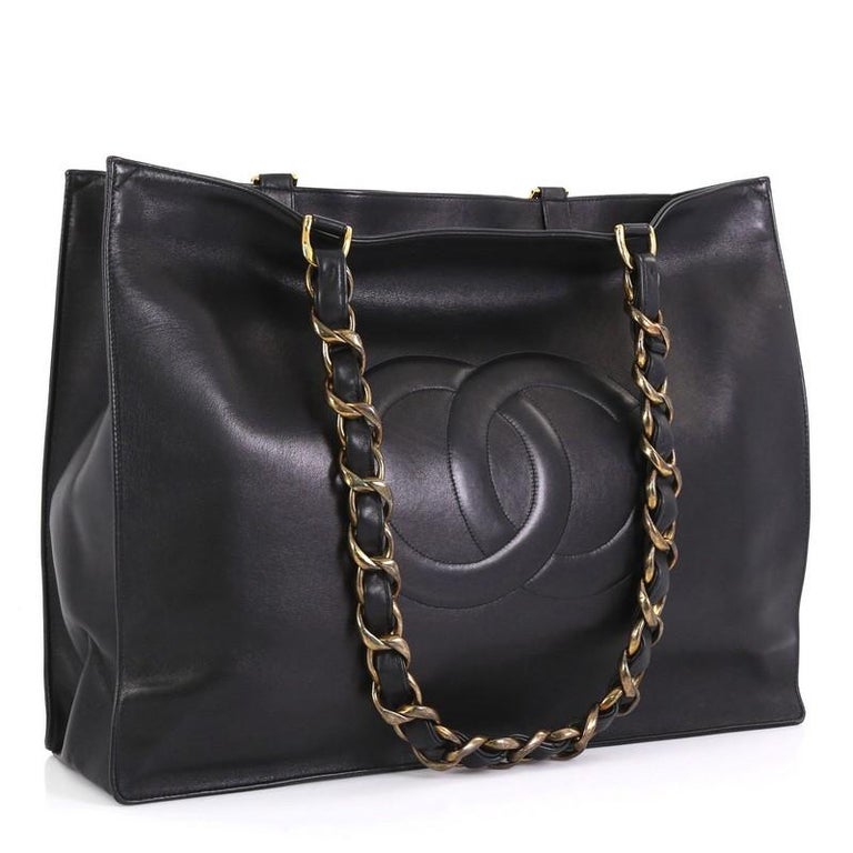 chanel cc chain tote