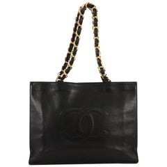 Chanel Vintage CC Chain Tote Lambskin XL