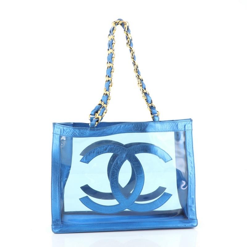 vintage chanel pvc bag